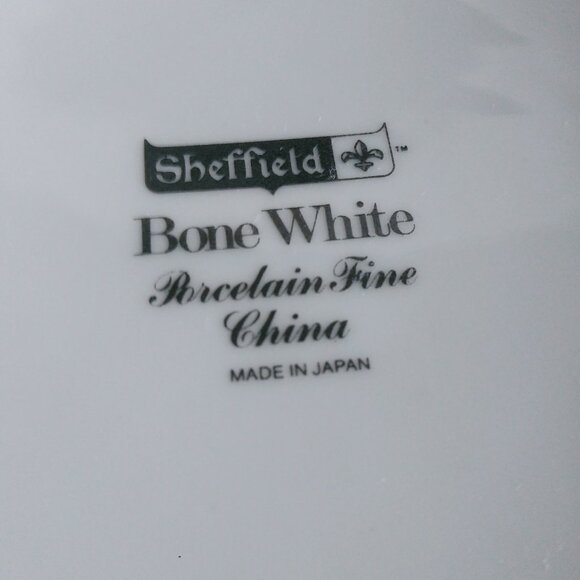 Sheffield White Vegetable Bowl Fine China Porcelain - Picture 10 of 13